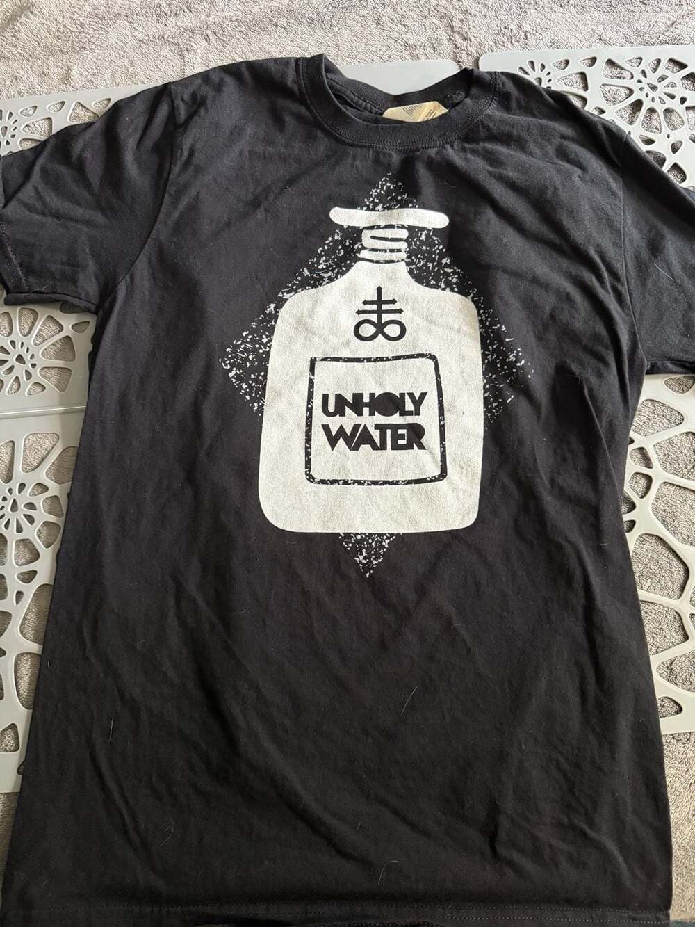 Unholy Water Graphic T-Shirt Size Medium